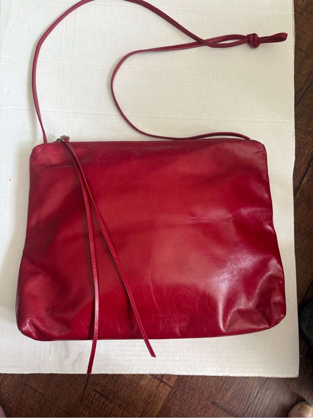 HOBO Women’s Large Ziggy genuine Leather Crossbody Shoulder Bag - Picture 3 of 12